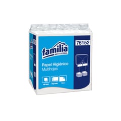 FAMILIA INSTITUCIONAL - Papel Higienico Multihojas Familia Doble Hoja Blanco 180 Hojas