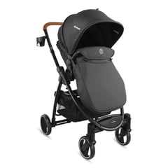 BEBESIT - Coche Bebe Moises Alfa Negro