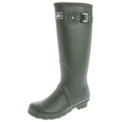 BOTTPLIE - Botas Lluvia Altas Mujer Wellington - Verde Oliva Matte