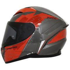 SPARTAN - CASCO MOTO SEGMENT NOW ROJO BRILLO TALLA S