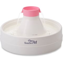 BEACON - Bebedero Fuente De Agua Perros Gatos Oasis Aura 3lt Rosado