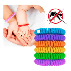 COMPRALOENCASA COM - Pulseras Repelente x3 Mosquitos Manilla Anti Insectos TV17