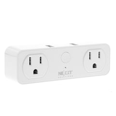 NEXXT SOLUTIONS - Multitoma Inteligente Nexxt Wifi Google Alexa, 2 Tomas 2 Usb