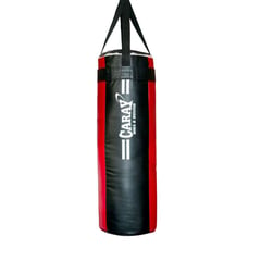 CARAY - Saco De Boxeo Profesional Negro-Rojo De 1MX30CM