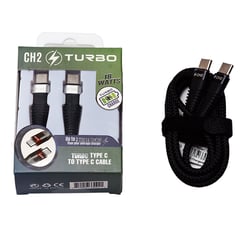 CHARGERS2GO - Cable Tipo C Tipo C Turbo Carga Rápida