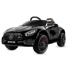 PRINSEL - Carro Moto Electrico Niño Recargable Mercedes Benz Gt Amg Negro 12V