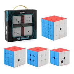 MOYU - Set De Cubos Rubik 2x2 3x3 4x4 5x5 Stickerless