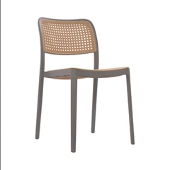 BONNO - Silla De Diseño Net Gris