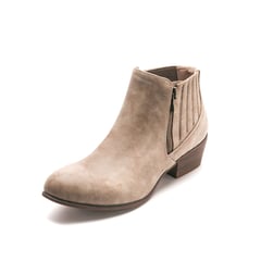 FRANKIE - Botines para Mujer sin Tacón en Beige