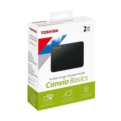 TOSHIBA - Disco Externo 2 Teras Canvio Ultimo Modelo 2023