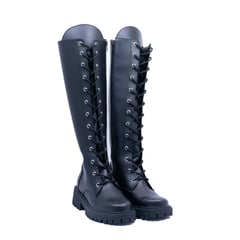 FASUCOL SHOES - Bota Cuero Caña Larga Negro Fasucol Jenny