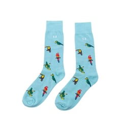 MARIO HERNANDEZ - Medias aves del paraiso azul cielo largas MH Socks