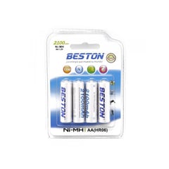 BESTON - Bateria Pila Recargable Aa X 4