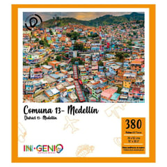 INGENIO - Rompecabezas en Madera Multiformas Comuna 13, Medellín - Colección Colombia