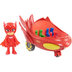 PJ MASK - Pj Masks Héroes En Pijamas Owlette Móvil Carro Figura.