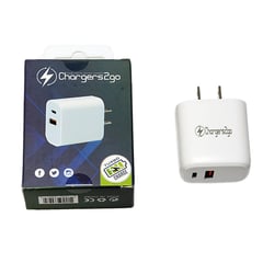 CHARGERS2GO - Cargador de Pared Turbo Carga Rápida