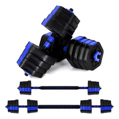 FITNICS - Mancuernas Ajustables Set 30 Kg 2en1 +Barra