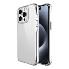 SPACE - Estuche Compatible iPhone 15 Pro Antichoque Transparente