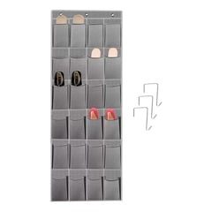 CASATUA - Organizador Zapatos Zapatero Colgante Puerta Closet 24 Pares