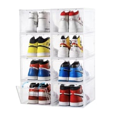 CASATUA - Caja Organizadora De Zapatos Set X2 Banhaus Apilable Premium