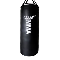 CARAY - Saco De Boxeo Profesional MMA Negro 1,20 MTS x 40 CMS