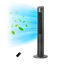 SANKEY - Ventilador de Torre a Control Remoto de 107 cm Negro