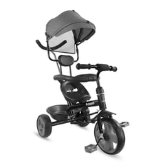 PRINSEL - Triciclo Para Ninos Con Guia Removible Ryder Gris