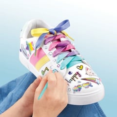 MAKE IT REAL - PEGATINAS PARA ZAPATOS: ARCO IRIS DE LA CALLE CHIC