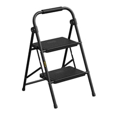 CASATUA - Escalera Plegable Multiuso Tonsteel 2 Peldaños Resistente