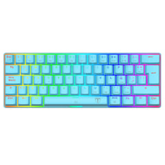 T DAGGER - Teclado Gamer Mecánico T-DAGGER T-TGK321B Arena 60% Compacto Azul