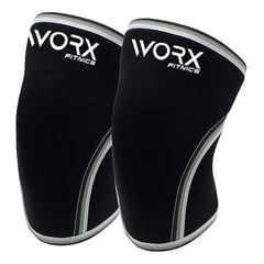 WORX - Rodillera Deportiva Gym Compresion Neopreno X2 Gym - Negro - XL