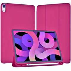 GENERICO - Estuche smart case ipad air 5 2022 m1 con espacio para lapiz