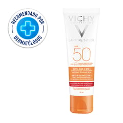 VICHY - Protector Solar Capital Soleil Antiedad 3 en 1 SPF50+ 50ml