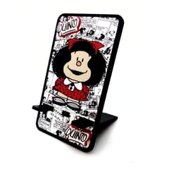 GENERICO - Soporte Base Escritorio Para Celular Mafalda Retro Cómic