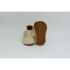 MIGUES - Zapato Para Niños y Niñas Moño beige