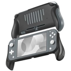 NINTENDO SWITCH - Hand Grip Sujetador Carcasa Negro Para Lite