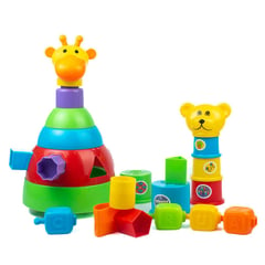 MONKEY BRANDS - Juguete didáctico Montessori bebés 3 en 1 diseño animales