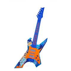 MONKEY BRANDS - Guitarra Electrica De Juguete  Azul Con Luces Y Sonidos