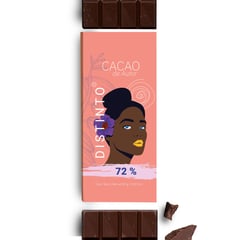 DISTINTO - CHOCOLATE DE AUTOR AL 72% CACAO BARRA 80 GR