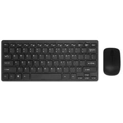 DANKI - Combo Teclado + Mouse inalambrico USB K03 Negro Portatil Mini