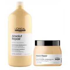 LOREAL - Shampoo 1500ml Mascarilla 500ml Absolut Repair