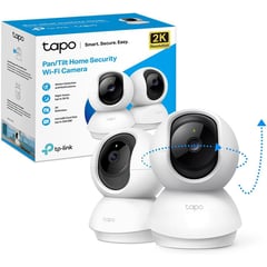 TP LINK - 2-Pack TP-Link Tapo C210 - Cámara IP WiFi 360° Cámara de Vigilancia 2K 3MP