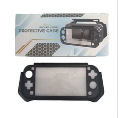 NINTENDO SWITCH - Protector Antichoque Forro Negro Compatible Lite