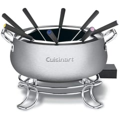 CUISINART - Olla calentadora fondue eléctrico acero inoxidable