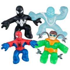 MOOSE TOYS - Figuras heroes of goo jit zu spider man mega 4 pack de acción