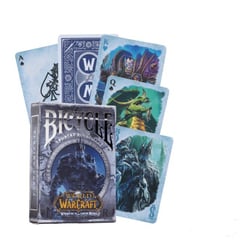 BICYCLE - Cartas Poker Azul World Of Warcraft Lich King Wow Naipes