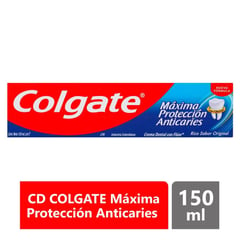 COLGATE - Crema Dental Maxima Proteccion Anticaries X 150ml