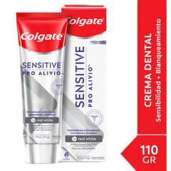 COLGATE - Crema Dental Sensitive Pro Alivio Real White X 110g