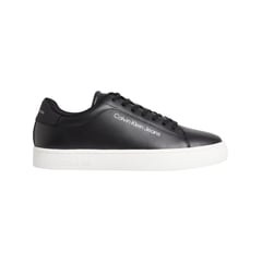 CALVIN KLEIN - Tenis Cuero Hombre Blanco