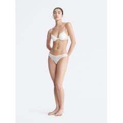 CALVIN KLEIN - Pantie De Encaje Mujer Blanco